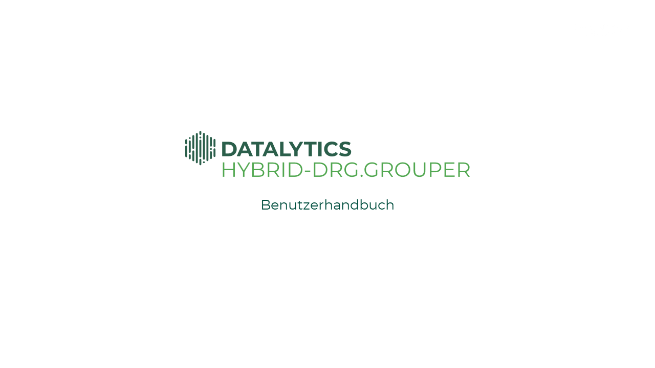 Hybrid-DRG.Grouper: Benutzerhandbuch