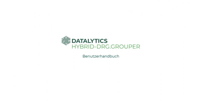 Hybrid-DRG.Grouper: Benutzerhandbuch
