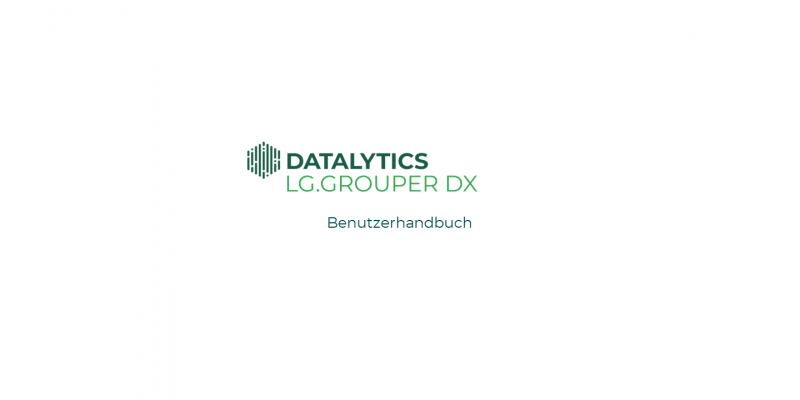LG.Grouper Dx: Benutzerhandbuch